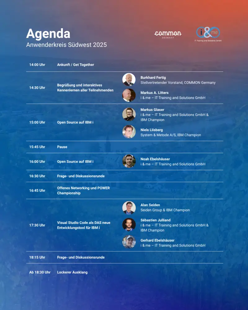 Agenda Common AWK Südwest Oktober 2025